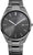 Reloj Bering Ultra-Slim para hombre con esfera negra y correa de metal.