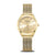 Bering Solar 17331-333 Damenuhr Goldfarben • Saphirglas • Solar-Quarzwerk