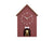 Karlsson Dog House KA6108RD Wanduhr Burgunderrot • Sweep-Uhrwerk • Kuckuckshund stündlich
