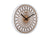 Karlsson Girasol KA6092WH Wanduhr Weiß • Sweep-Uhrwerk • Perforiertes Design