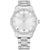 Damenarmbanduhr Tommy Hilfiger TH85 in Silber, weißes Zifferblatt mit Kristallrand