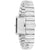 Tommy Hilfiger Daisy Damenarmbanduhr, silbernes Edelstahlband, Gehäuseansicht von hinten