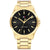 Tommy Hilfiger Bruce 1792241 Herren • Mineralglas • Goldfarben-Schwarzes Design