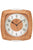 AMS Buche F5804/1 Wanduhr Natur • Funk-Zeitsteuerung • Mineralglas-Zifferblatt