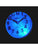 Despertador Atlanta con esfera y manecillas azules luminosas
