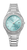 Reloj Bering para mujer con esfera azul claro y brazalete de eslabones de acero inoxidable