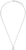 Collar de plata con colgante de luna y motivo de estrella, cadena larga