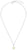 Collar con cadena fina plateada y pequeño colgante de margarita con centro amarillo