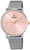 "Festina - Reloj de mujer con esfera rosa y correa de malla de acero inoxidable"