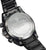 Reloj cronógrafo para hombre con fondo de caja plateado, grabado de cristal de zafiro y estampado Connected.
