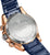 Fondo de acero inoxidable de reloj de pulsera Festina para hombre con correa azul
