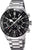 Reloj Festina para hombre con esfera negra, diseño cronógrafo y brazalete de metal