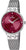 "Reloj de mujer con brazalete de metal plateado y esfera burdeos, Festina, índices redondos"