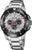 Reloj Festina para hombre con cronógrafo, correa de acero inoxidable plateada y esfera negra
