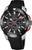 Festina Chrono Bike - Reloj para hombre, esfera negra, manecillas de cronógrafo rojas, correa de silicona negra