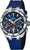 Reloj Festina para hombre con esfera azul, subesferas de cronógrafo y correa de silicona azul