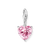 Colgante Charm Thomas Sabo Corazón con circonita rosa en plata de ley 925