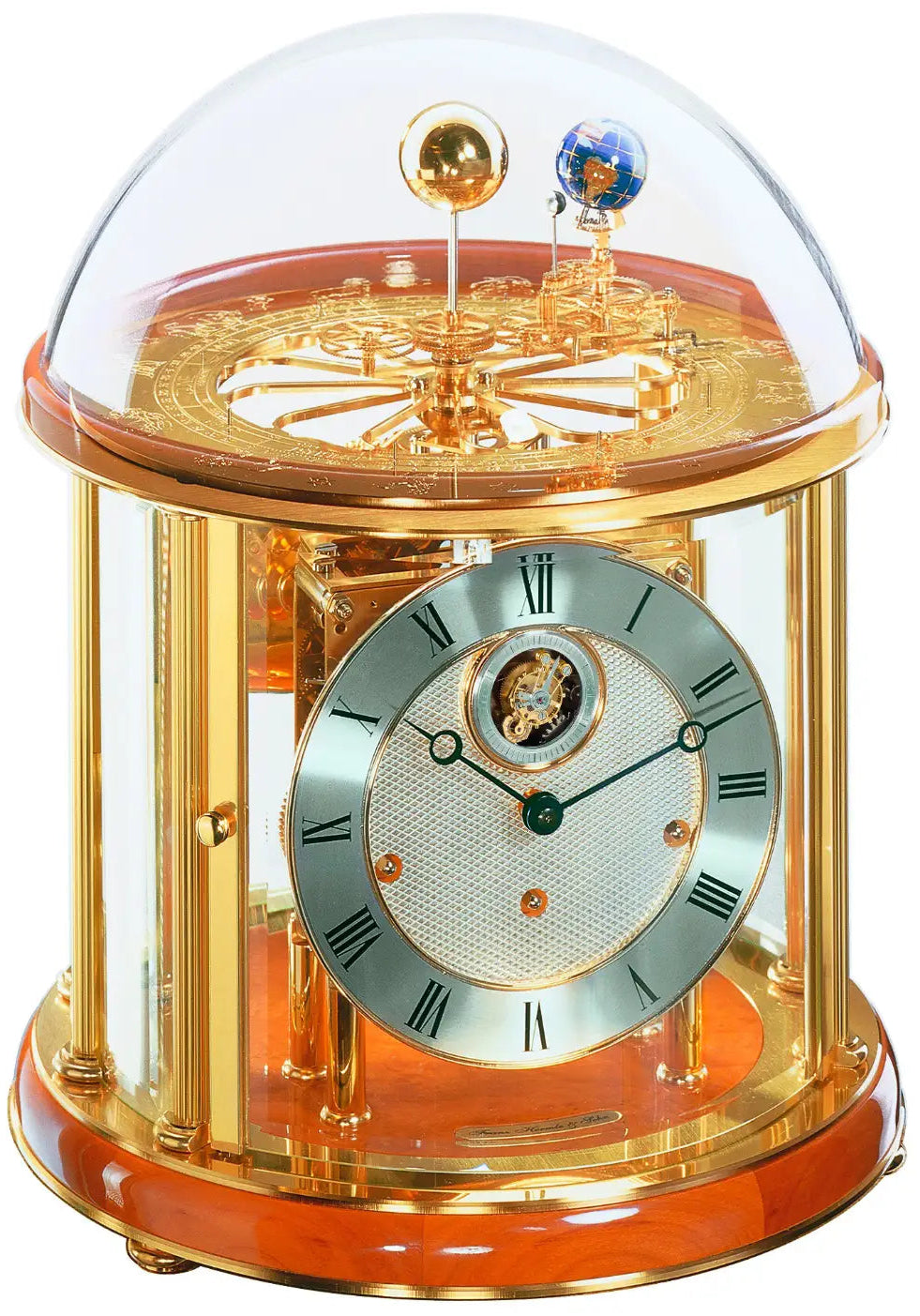 Reloj de mesa Hermle Tellurium 23069-V20352 • Tourbillon • Mecanismo de repique Westminster