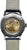 Reloj de hombre con movimiento visible en caja de acero y correa de piel beige.