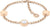 Pulsera Tommy Hilfiger con dijes, cadena dorada y colgante ovalado con incrustación azul