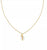 Collar con colgante de perla de Tommy Hilfiger, cadena dorada con perla blanca