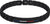 Pulsera de eslabones de acero inoxidable en negro con rayas de colores y logo de Tommy Hilfiger