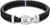 Pulsera de cuero Tommy Hilfiger, cuero negro trenzado, con cierre de metal y banda con logo