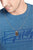 Collar Tommy Hilfiger de plata de ley con colgante rectangular de cuero, oscuro