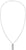 Collar de cadena veneciana con colgante rectangular plateado de Tommy Hilfiger