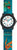 Reloj educativo infantil con esfera redonda y diseño de dragón colorido, correa negra