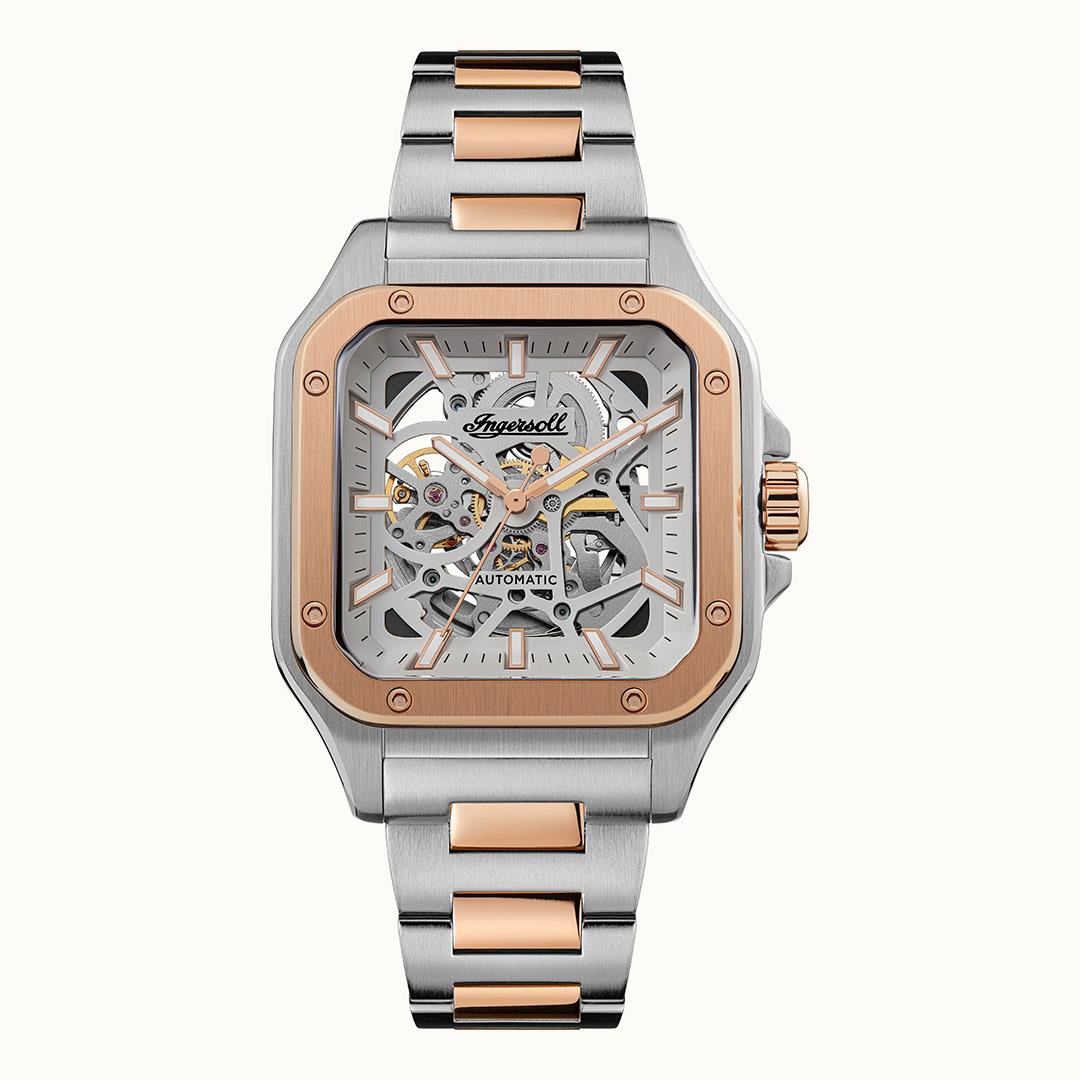 Ingersoll The Ollie I14502 Herrenuhr Grau • Automatikwerk • Mineralglas