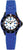 Reloj infantil Scout con correa de silicona azul y esfera redonda con marcadores de colores.