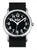 Reloj Scout para niño: esfera negra, números grandes, correa de tela negra