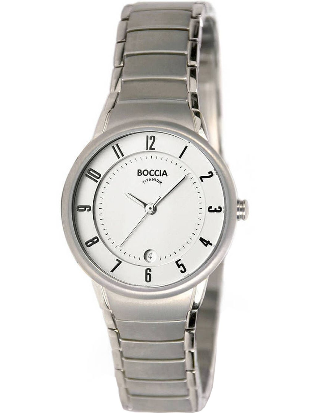 Boccia Titanium 3158-01 Damen Armbanduhr • Saphirglas • Titan-Armband