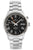 Carl von Zeyten Herrenuhr mit silberfarbenem Metallarmband und schwarzem Zifferblatt, Datum