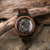 Holzkern Askja Herrenuhr Chronograph Walnuss/Marmor • Seiko VD53 Quarzwerk • Echtmarmor-Zifferblatt, Bild 2