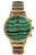 Holzkern Jolly Damenuhr Chronograph • Malachit-Zifferblatt • Quarzwerk