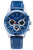 Holzkern Neverrest Herrenuhr Marmor/Blau • Titan-Gehäuse • Tachymeter-Lünette
