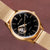 Holzkern Inverno Unisex-Armbanduhr Marmor/Goldfarben • Automatikwerk • Schwarzer Marmor, Bild 2