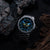 Holzkern Star Trek™ Andorian Armbanduhr Marmor/Blau • Solaruhrwerk • Echter Marmor-Zifferblatt, Bild 3