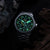 Holzkern Star Trek Vulcan 9010631023690 Herrenuhr • Solarwerk Epson VS42A • Echter Moos-Achat, Bild 3
