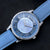 Holzkern Avatar Water Tribe Unisex Armbanduhr Marmor/Blau • Miyota Quarzwerk • Echter Blaumarmor-Zifferblatt, Bild 2