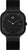 Reloj solar para hombre: esfera negra, correa de silicona negra, visualización de fecha 18