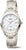Boccia - Reloj de mujer con pulsera de acero inoxidable, esfera analógica y bisel blanco