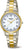 Boccia - Reloj de mujer con pulsera bicolor (plata/oro) y esfera blanca
