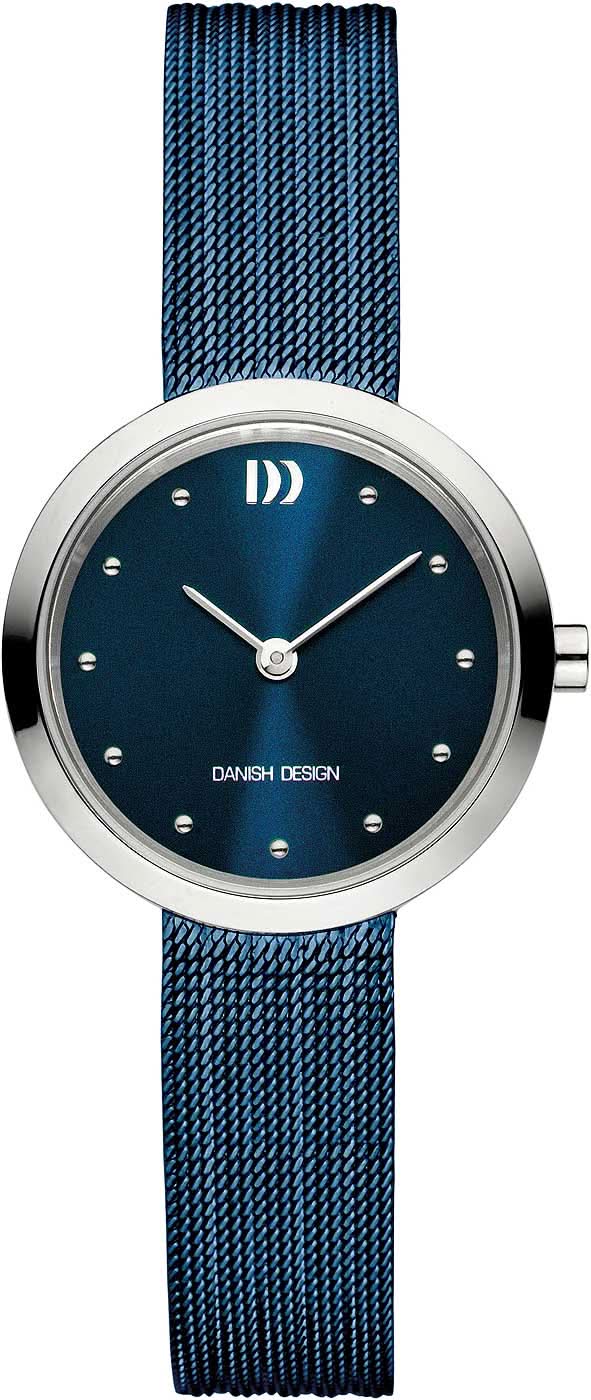 Pulsera para hombre: esfera azul, correa textil azul, caja de titanio plateado