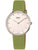 Boccia 3327-07 Damen Armbanduhr Titan Grün • Saphirglas entspiegelt • Veganes Lederarmband