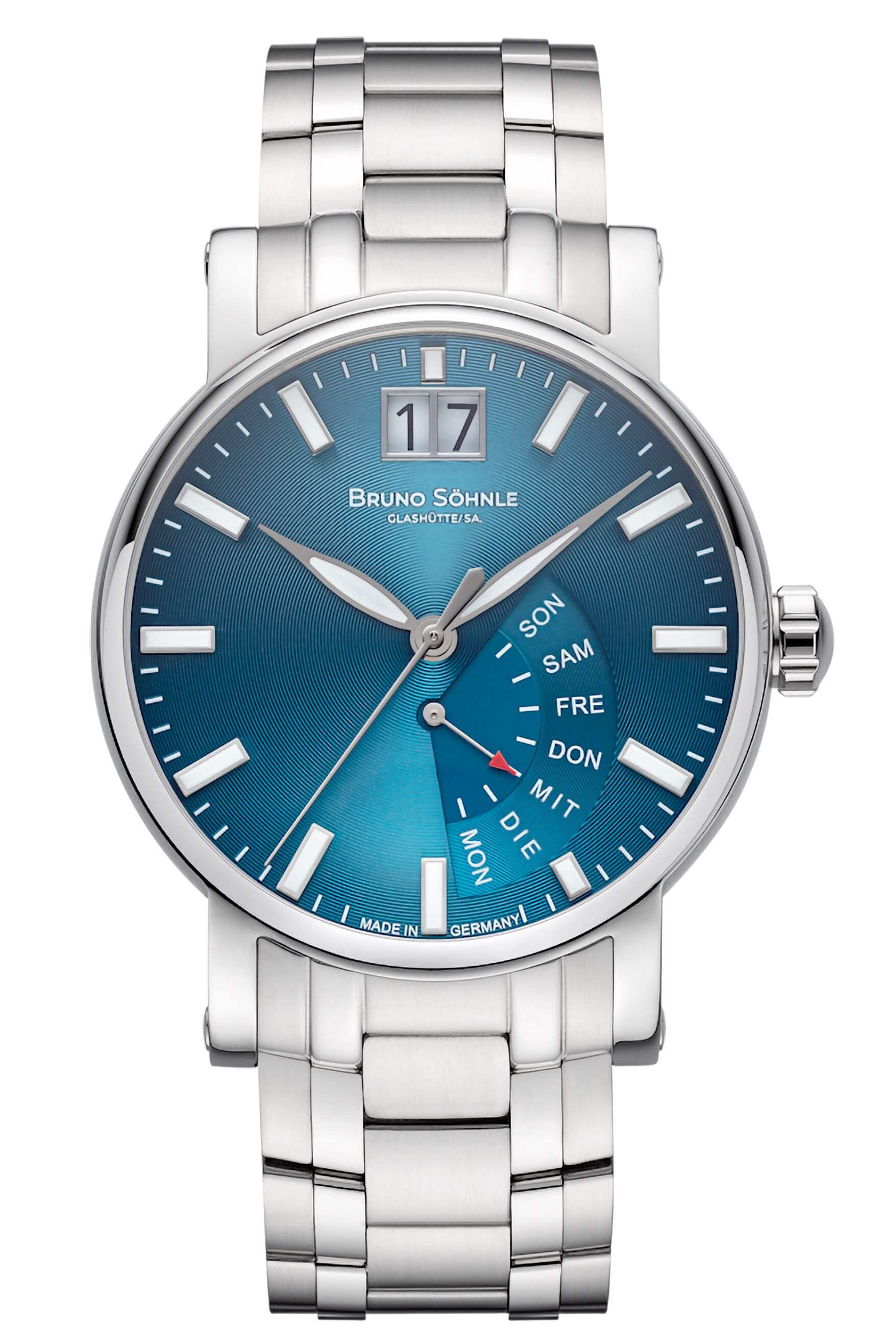 AMS T1307 Tischuhr • Modernes Quarzwerk • Made in Germany