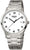 Reloj Boccia para hombre con esfera blanca y pulsera de metal plateado