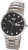 Reloj de pulsera Boccia para hombre con esfera negra, índices de bastón, ventana de fecha y correa de titanio